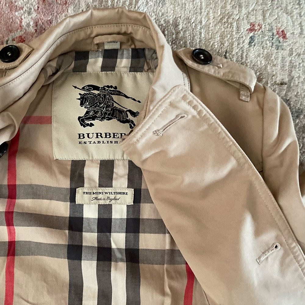 Authentic Burberry Toddler Trench Coat - The Mini Wiltshire 4T England